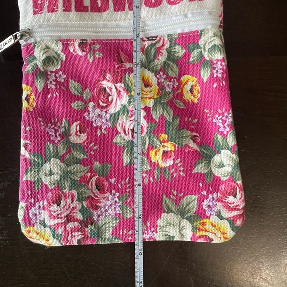 Wildwood NJ Floral Crossbody Bag - Pink - Picture 8 of 9